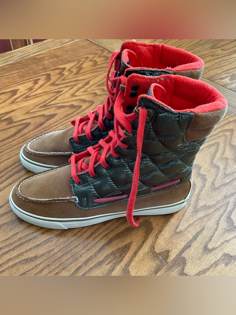 Sperry Top-Sider Women’s Quilted Fleece-Lined Duck/Winter Boots, Sz 7M